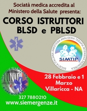 DIVENTA ISTRUTTORE NAZIONALE DI CATEGORIA BLSD- O  P.T.C. - Scuola Italiana Emergenze  
