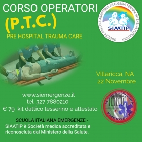 CORSO TRAUMA  P.T.C.   22 NOVEMBRE - Scuola Italiana Emergenze  