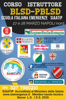 MARZO  CORSO ISTRUTTORI BLSD a Villaricca   ( NA) - Scuola Italiana Emergenze  APS